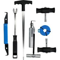 BRILLIANT TOOLS Windschutzscheiben-Ausbau-Satz, 7-tlg - BT681100