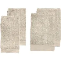 Zone Denmark Handtuchset Towels Classic Sand (4er-Set)