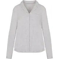Hunkemoller Langärmelige Jersey-Jacke Essential Grau