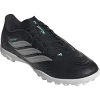 Adidas Fußballschuhe Predator Club Turf "Core Black/Silver Met./Pulse Mint" für Unisex