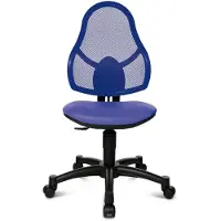 Topstar Kinderdrehstuhl Open Art Junior, 71430S18 Stoff blau, Gestell schwarz