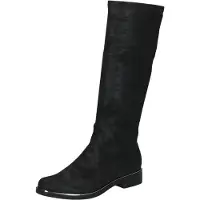 Caprice Damen Stiefel Langschaft mit Stretch und Airmotion 100% vegan 9-25512-41, Größe:38.5 EU, Farbe:Schwarz