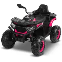 Toyz Elektrisches Quad Gigant, rosa, mit Bluetooth, zum Spielen