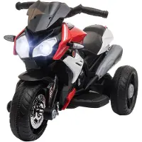 HOMCOM Kinder Elektromotorrad Kindermotorrad Kinderfahrzeug 3km/h