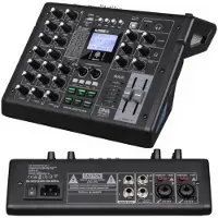 DNA MIX-EFF 4 analogowy mikser dźwięku 4 kanały USB MP3 Bluetooth Phantom +48V DSP EQ