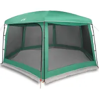 vidaXL Poolzelt mit abnehmbarem Überzelt Netzwänden Meergrün 670x590cm