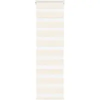 vidaXL Doppelrollo Marmorbeige 50x150 cm Stoffbreite 45,9 cm Polyester