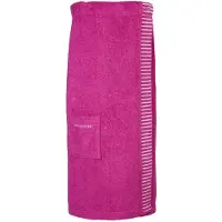 Schiesser Kilt "Rom aus weicher Baumwolle, saugstark und 3-fach weitenverstellbar", pink (fuchsia), L:85cm, Frottier, Hausmäntel, Kilt, OEKO-TEX MADE IN GREEN