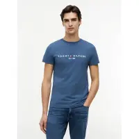 Tommy Hilfiger T-Shirt Logo MW0MW11797 Blau Slim Fit