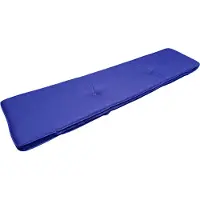 Madison Bierbank-Sitzkissen Basic blau Kissen Auflage 120x27,5 Garten Möbel