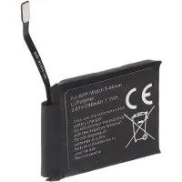 AccuCell Akku nur passend für Apple Watch 5 44mm, A2181, A2157, Li-Polymer, 3,81V, 296mAh, 1,1Wh, built-in, ohne Werkzeug