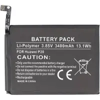 AccuCell Akku passend für den Huawei P20 Akku Li-Polymer 3,85 Volt mit 3400mAh