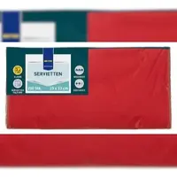 Metro Professional Servietten 33 x 33 cm, 1/4 Falz, 3-lagig, rot, 4 x 250 Stück