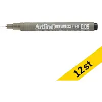 Artline Fineliner Artline Drawing Pen EK2305, 0,05 mm, sort