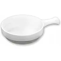 Wilmax Auflaufform mit Griff 450 ml Porzellan Weiß, 3er Set