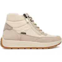 Ara Sneakerboots "NEW YORK", Damen, Gr. 6 (39), Warmfutter, beige (creme, hellbeige), Textil, Veloursleder, Schuhe Sneakerboots, Winterboots, Snowboots mit Gore-Tex, H-Weite