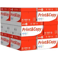 Print24 Druckerpapier Kopierpapier 75.000 Blatt DIN A4 80 g Premium Hochweiß CIE 160 Testsieger PEFC zertifiziert