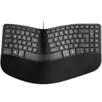 Matias FK313PC-DE Sculpted Ergonomic Wired Keyboard for PC USB Tastatur Deutsch
