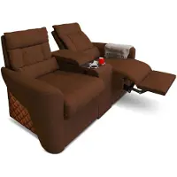 Sofa Dreams Kinosessel Relax aus Stoff, 1.9 m breit, 0.94 m hoch, elektrische Relaxfunktion, kühlende Becherhalter, USB & Induktionsladung