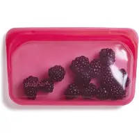 Stasher Silikon-Lebensmittelbeutel - Snack, 290ml Farbe: multicolour, Originalfarbe: Himbeere, Material 1: Platin-Silikon