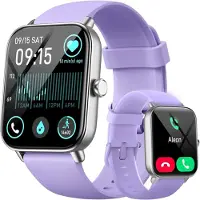 Fitpolo Smartwatch mit Telefonfunktion(Anrufe tätigen/empfangen)/Message Reminder, Sportuhr mit 110+Sportmodi, Fitnessuhr mit Herzfrequenz SpO2 Schlafmonitor