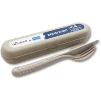 Œcolife Koziol Besteckset mit Etui