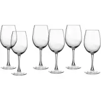 Echtwerk EW-TG-2891-CB Weißwein-Gläser 6er Set ca. 370 ml, Farbe:Transparent