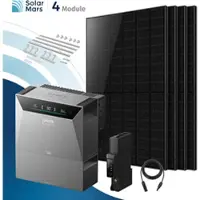 SolarMars Anker SOLIX Solarbank 4 E5000 Pro Balkonkraftwerk 2000W mit Speicher - Ohne Erweiterungsakku / Ohne HAL / Deutschland