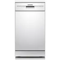 Heinner HDW-FSM45510WE++ Geschirrspüler 10 Maßgedecke, 5 Programme, AquaStop, 45 cm, Weiß