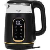 Adler AD 1305 Schwarzgold Glas Wasserkocher
