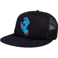 Santa Cruz Baseball Cap "CLASSIC HAND MESH BACK", Herren, schwarz (schwarz, schwarz), Obermaterial: 50% Baumwolle, 50% Polyester, Caps Baseball Cap