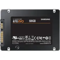 Samsung 870 EVO, 500 GB, 2.5", 560 MB/s, 6 Gbit/s