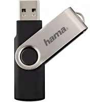 Hama Rotate USB 2.0 32GB, 32 GB, USB Typ-A, 2.0, Drehring, Schwarz