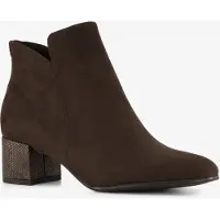 Tamaris Damen Stiefelette Reißverschluss mit optimalen Komfort 1-25354-43, Größe:42 EU, Farbe:Braun