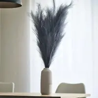 Layba Künstliches Pampasgras 3er-Set Grau 100 cm