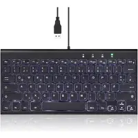 Perixx PERIBOARD-429, Kabelgebunden, USB, Scherenschalter, QWERTZ, LED, Schwarz