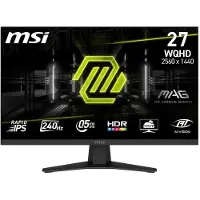 MSI MAG 274QF X24, 68,6 cm (27"), 2560 x 1440 Pixel, Wide Quad HD, LCD, 0,5 ms, Schwarz