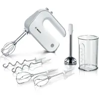 Bosch MFQ4075DE HandrÃ1/4hrgerät Set Weiß/Silber