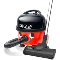 Numatic Bodenstaubsauger HENRY Xtra HVX160-11 inkl. zusätzlicher Turbodüse & Parkettdüse (620 W, mit Beutel, 10 m Kabel, Farbe rot)