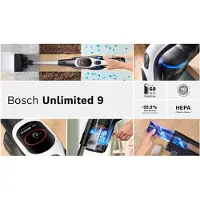 Bosch BBS931WBA, Elektrischer Besen, Beutellos, Schwarz, Trocken, HEPA, Filterung