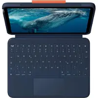 Logitech Rugged Combo 4c, QWERTZ, Deutsch, Membran Key Switch, 1,8 cm, 1,2 mm, Apple