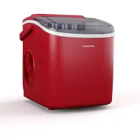 Klarstein Eiswürfelmaschine - 12kg/24h, 2 Würfelgrößen, 1,3L Wassertank, LED-Anzeigen, transparenter Deckel, tragbar, ideal für Partys/Gartenfeste