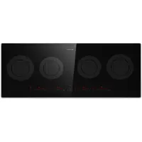Klarstein Induktionskochfeld 5 Platten, 90cm Glaskeramik-Induktionskochfeld mit 5 Kochfelder, 11600W Induktionskochfeld, Herd mit Touch-Control & Überhitzungsschutz, Effizientes Glaskeramikkochfeld