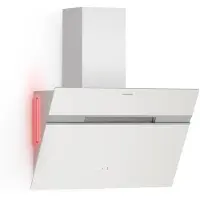 Klarstein Alina Dunstabzugshaube - 60cm Kopffreihaube, 600 m³/h, Touch Control, LED-Beleuchtung, A, Umluft & Abluft, Weiß