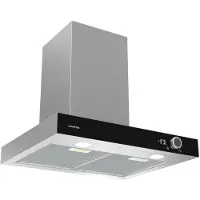 Klarstein AirNova Dunstabzugshaube - 60 cm Wandhaube, 620 m³/h Luftstrom, A++ , LED-Beleuchtung, 49 dB Leise, Umluft & Abluft, Edelstahl