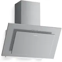 Klarstein Athena Kopffreihaube - 60 cm Abzugshaube, 404 m³/h, A+++ , LED-Beleuchtung, 3 Stufen & Boost, Umluft & Abluft, leise, modernes Design, dunstabzugshaube, Edelstahl