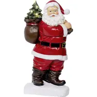 Lumineo Microled Weihnachtsmann l9b19h31cm8l weiß