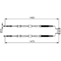 Bosch Seilzug, Feststellbremse 1 987 482 198
