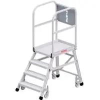Hymer Podesttreppe R13 fahrbar, einseitig begehbar, 4 Stufen, Standhöhe 0,95 m