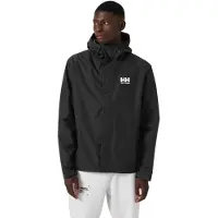 Helly Hansen Herren Regenjacke Seven J Jacket, Schwarz, XXXXXL, 62047